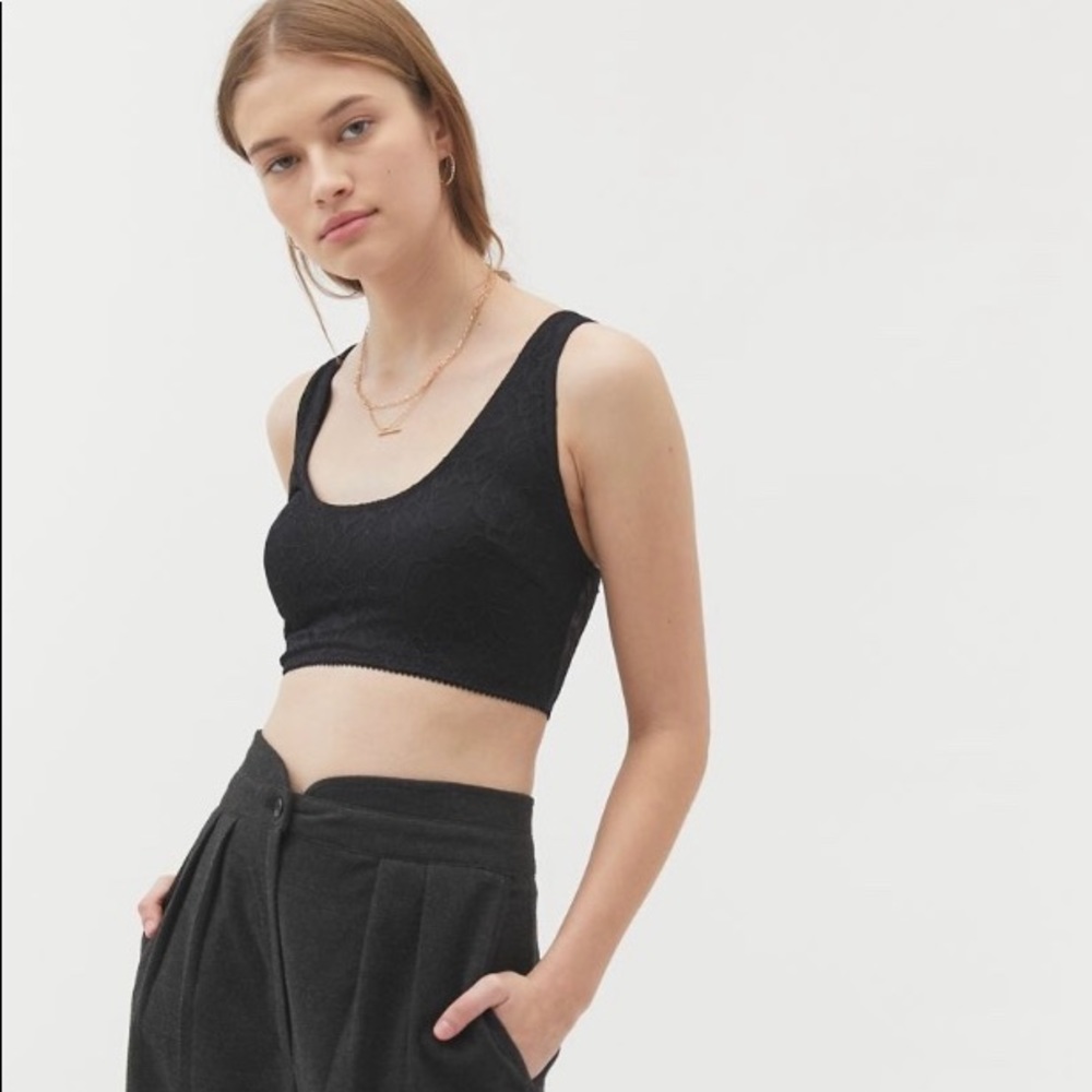 Urban Outfitters Hailey Lace Scoop Neck Bra Top